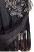 Elegantná tunika s tylom Black Lady